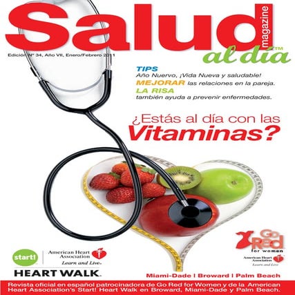SALUD al dia magazine, Edicion # 34, Año VII, Jan Feb 2011