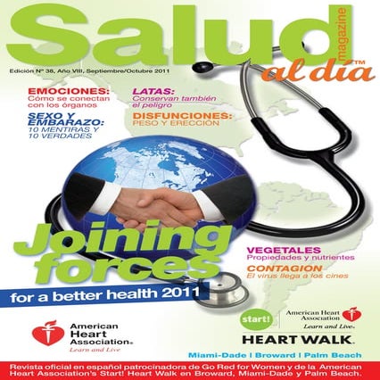 SALUD al dia magazine, Edicion # 38, Año VIII, Sep/Oct 2011