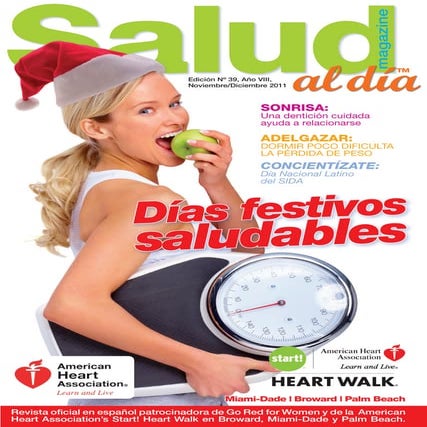 SALUD al dia magazine, Edicion # 39, Año VIII, Nov Dec 2011