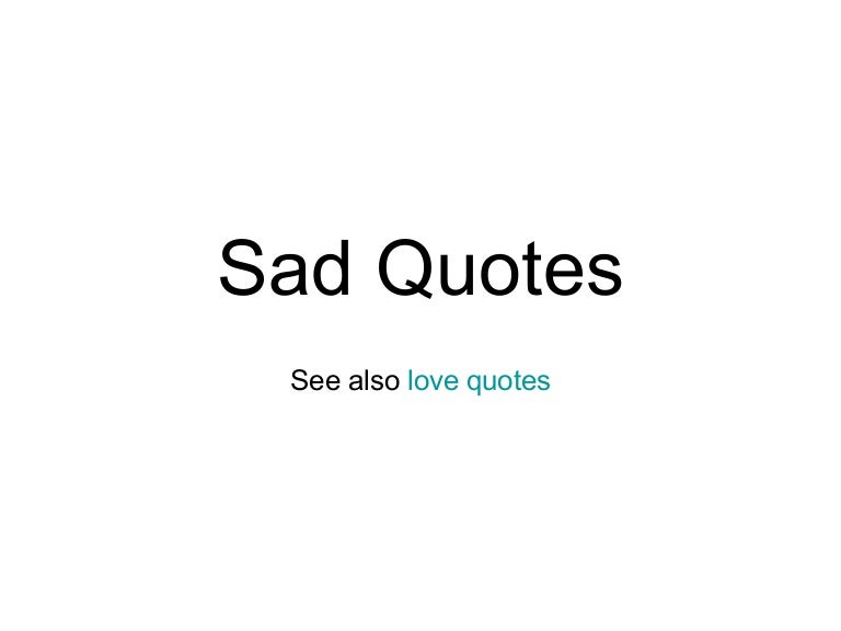 Sad quotes