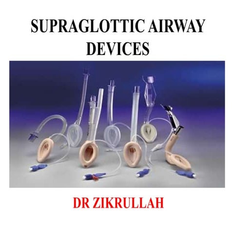supraglottic airway devices