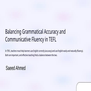 Fluency vs accuracy | PPTX