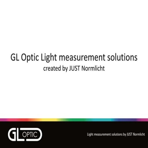 GL Optic Optical Spectrophotometers from Saelig