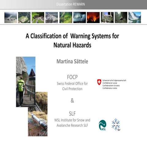 Swiss early warning system for natural hazards