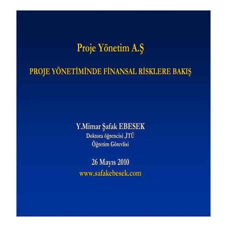 Safak Ebesek Proje Yonetim AS