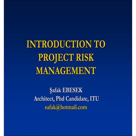 Safak Ebesek RiskSimple