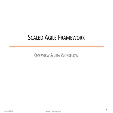 Scaled Agile Framework