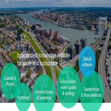Safe and Resilient Infrastructures: Water, Subsurface, and Climate ...