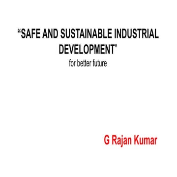 Safe and sustainable development for Industry