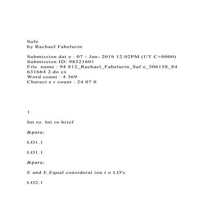 Safeby Rachael FabelurinSubmission dat e  07 - Jan- 201.docx
