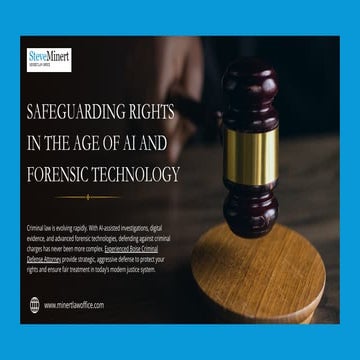 Safeguarding Rights in the Age of AI and Forensic Technology | PDF