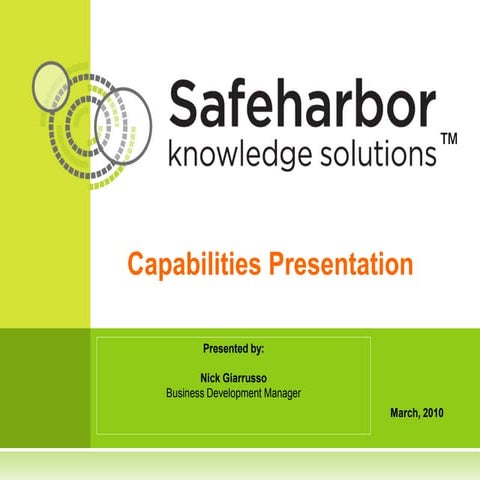 Safeharbor Ks Overview V3 0