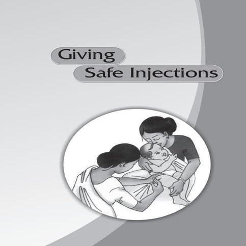 Safe injection practice, INJECTION SAFETY | PPTX