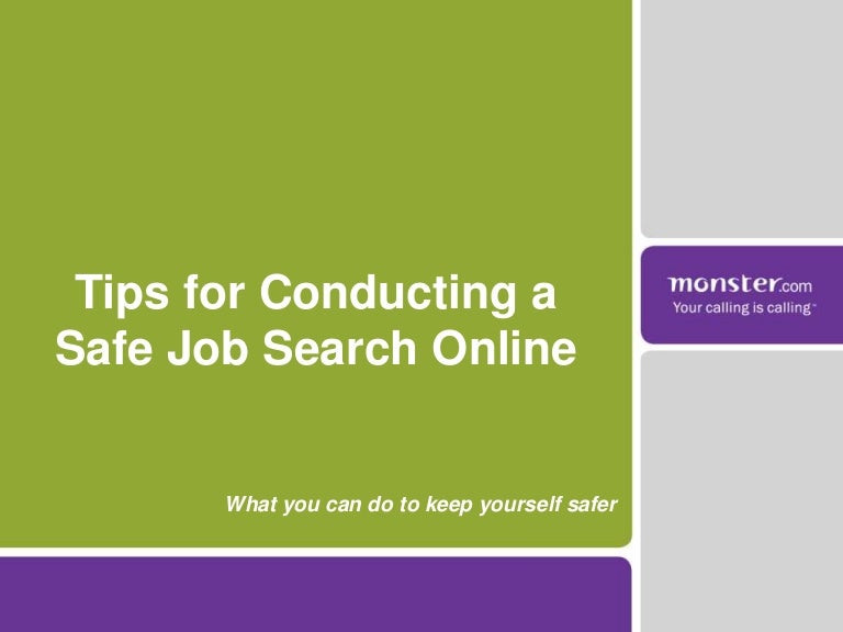 Safe Job Search Online