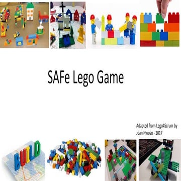 SAFe Lego Game for learning Scaled Agile Framework PI Planning