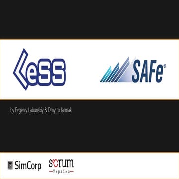 SAFe and LeSS. Scaling Patterns Comperison