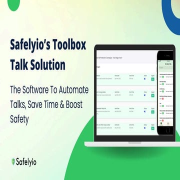 Safelyio Toolbox Talk Software & App (How To Digitize Safety Meetings)