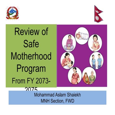 Safe Motherhood Program (SMP) 3 years achievement analysis