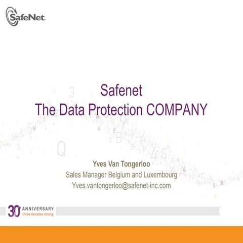 SafeNet overview 2014