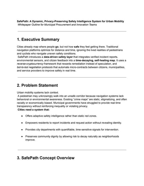 SafePath_ A Dynamic, Privacy-Preserving Safety Intelligence System for Urban ...