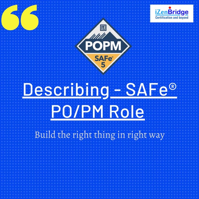 Describing SAFe POPM Slides PDF