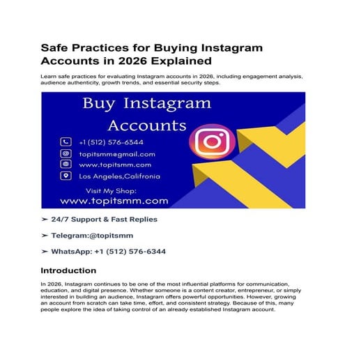 2026 Ultimate Guide to Safe and Effective Instagram Account Management ...