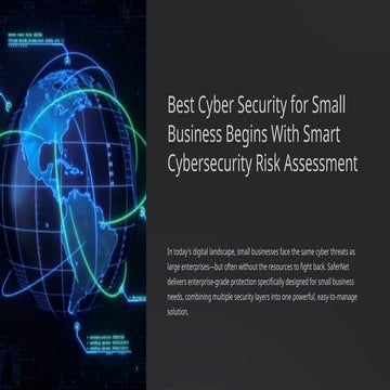 Best Cyber Security for Small Business Begins With Smart Cybersecurity ...