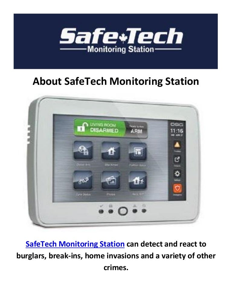 SafeTech Home Alarm Monitoring Station in Toronto, ON