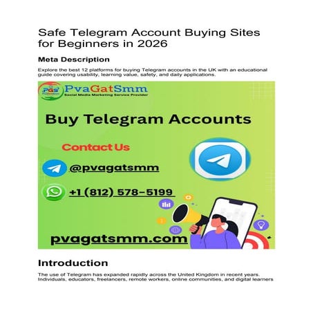 Safe Telegram Account Buying Sites for Beginners in 2026.docx