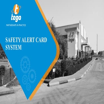 Safety Alert Card for working person in plant | PPTX
