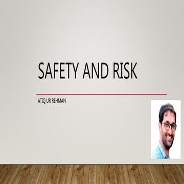 Safety and risk | PPTX