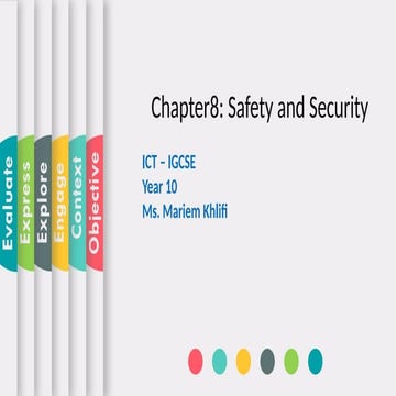 IGCSE ICT - Safety and Security - Ajiro Tech | PDF