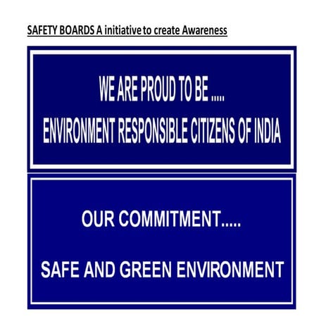 Safety boards an initiative to create awareness