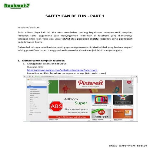 Safety can be fun   part 1