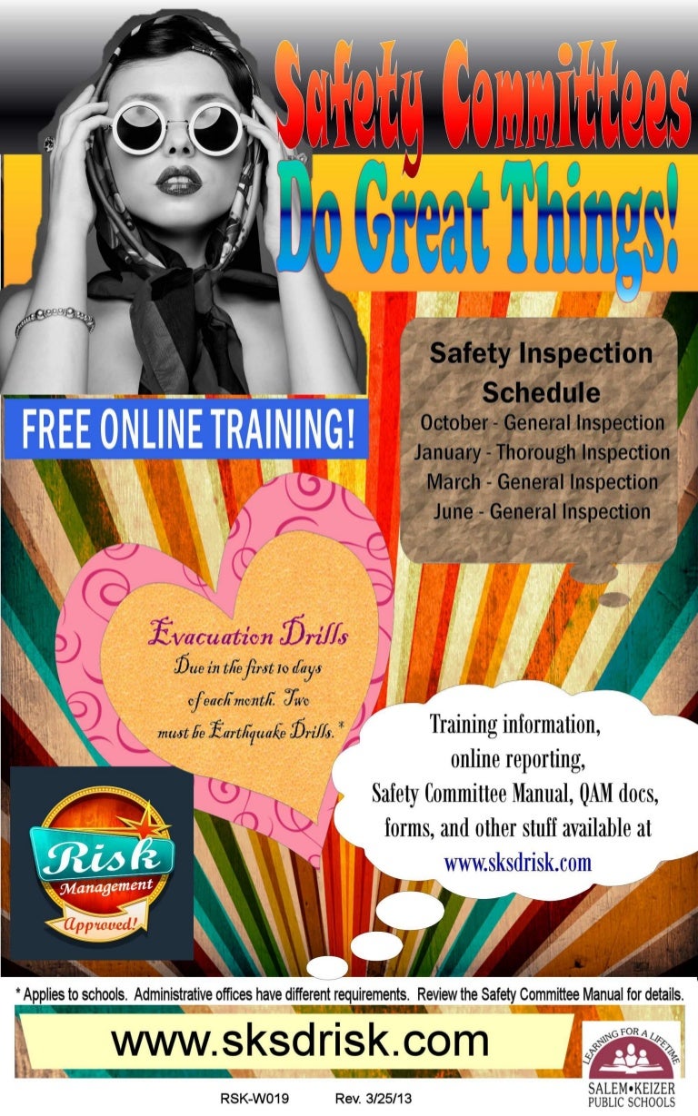 safety committee poster health flyer