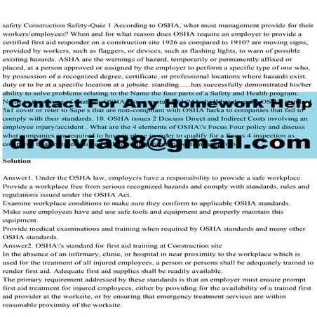 safety Construction Safety-Quiz 1 According to OSHA, what must man.pdf