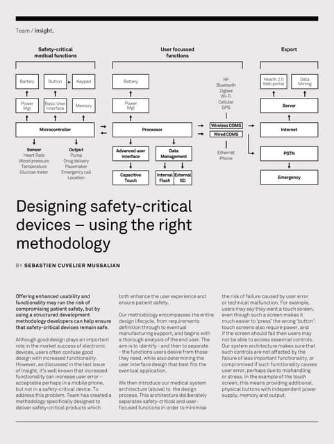 Designing safety-critical devices -...