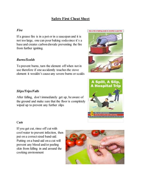 KITCHEN SAFETY PRESENTATION | PPT