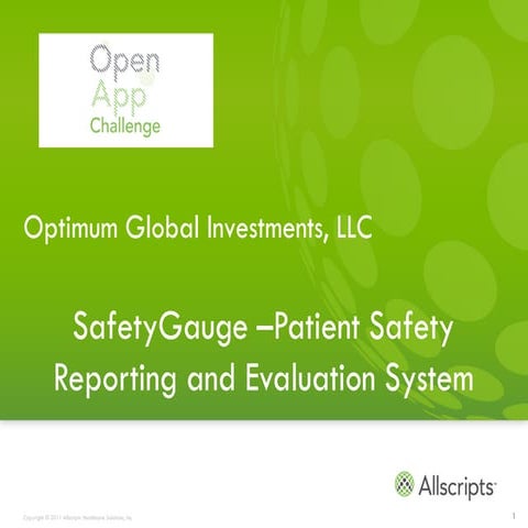 Safety gauge presentation