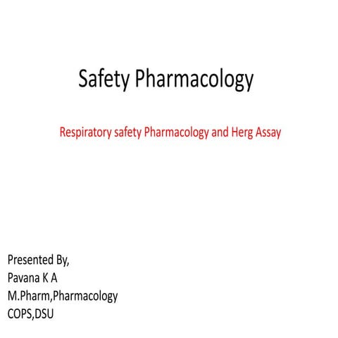Safety Pharmacology