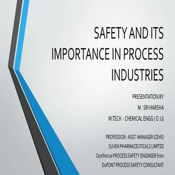 Process Safety, PSM in process industries | PPTX