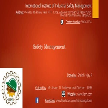 Safety management