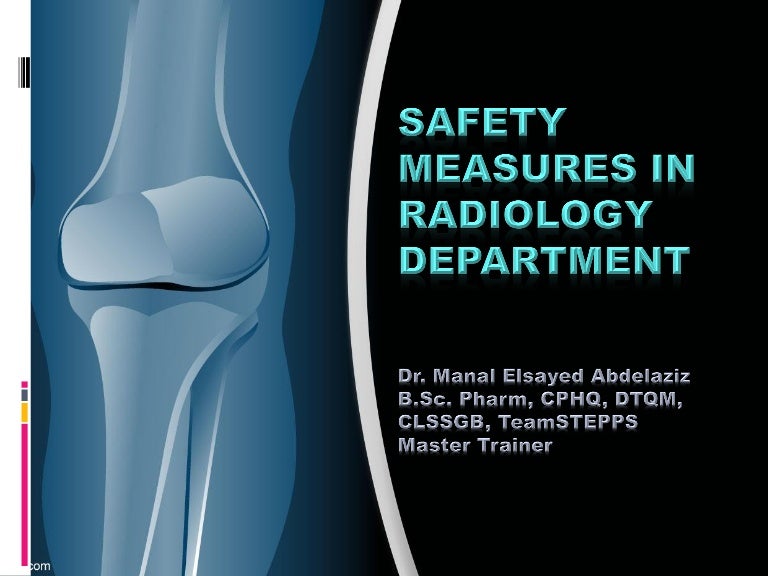 Safety Measures in Radiology Department
