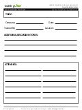 13 toolbox meeting form