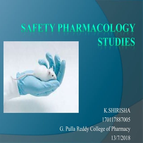 Safety pharmacology (siri)