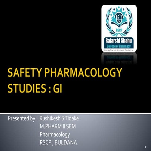 SAFETY PHARMACOLOGY STUDIES final .pptx
