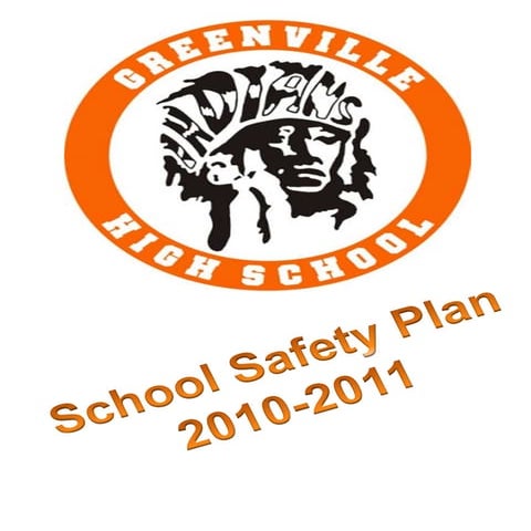 Safety plan cover sheet