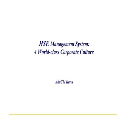 HSE Management System