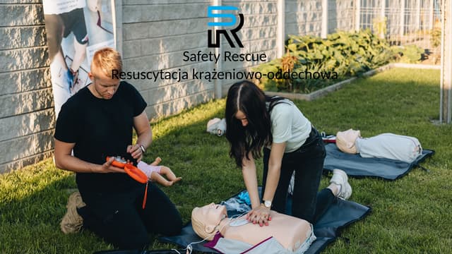 Pierwsza pomoc - resuscytacja krążeniowo-oddechowa SafetyRescue.pptx