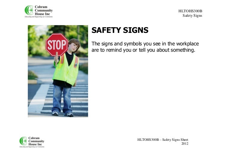 Safety Signs Overview